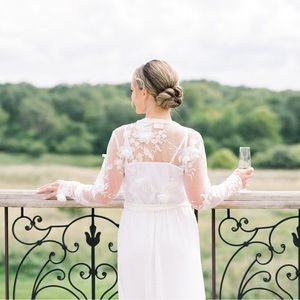 Le Rose Bridal Robe- Size M